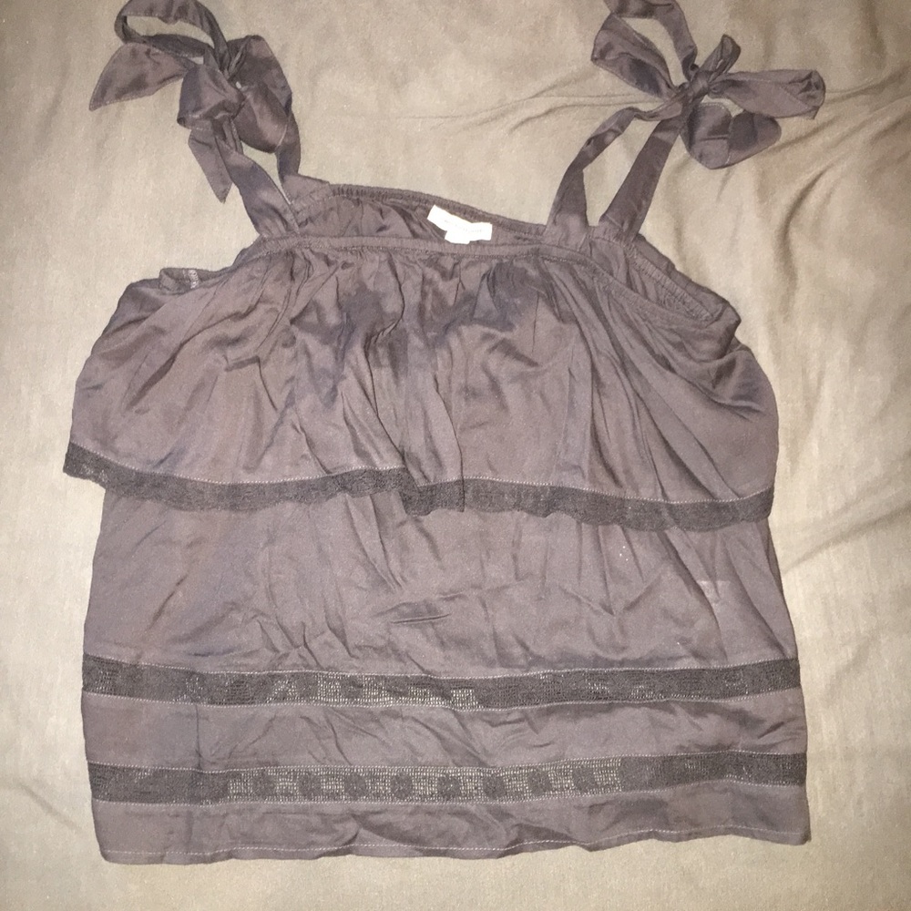 American eagle tie strapped tank top